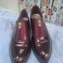 Marco Moreo platform patent leather maroon shoes Image 5