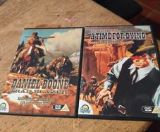 Dvds new never used. Daniel Boone,A time for Dying.