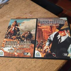 Dvds new never used. Daniel Boone,A time for Dying.