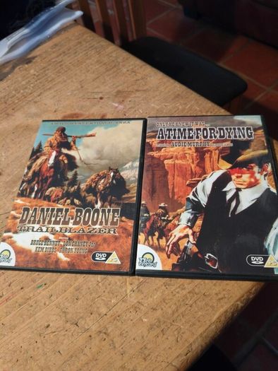 Dvds new never used. Daniel Boone,A time for Dying.