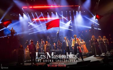 2 tickets to Les Miserable: The Arena Spectacular - sat 30th may
