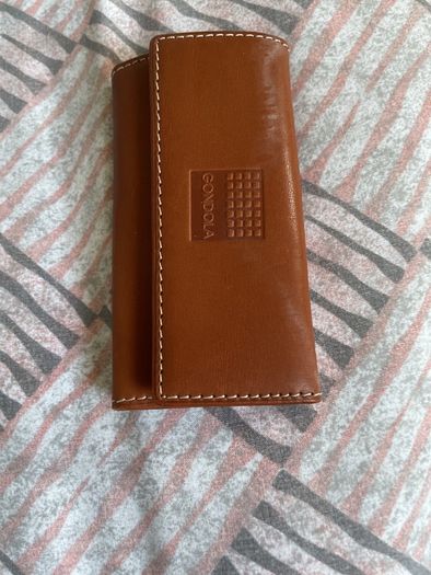 Gondola leather & brass key holder
