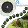 Retractable Garden Hose Reels Automatic Rewind Water Hose Reel 20m, Outside with Wall Mounted Hose Reel, 9 in 1 Pattern Hose Nozzle, 180 Swivel Bracket, Any Length Lock Image 3