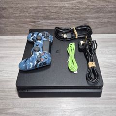 Sony PlayStation 4 Slim 500GB Console PS4 And Controller - Good Condition (n5)