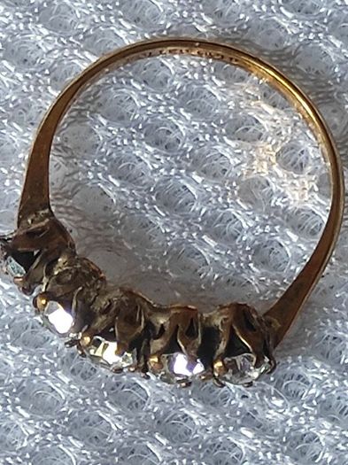 Vintage rolled gold ring