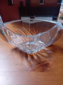 Oval Crystal  Bowl