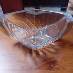 Oval Crystal  Bowl
