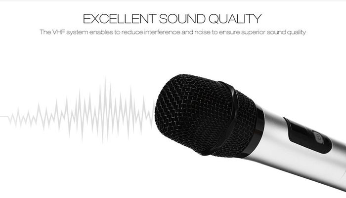 Brand New Best Pro  Universal Wireless Microphone Black