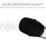Brand New Best Pro  Universal Wireless Microphone Black Image 10