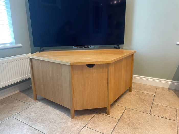 Solid Oak TV Cabinet