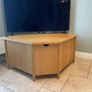 Solid Oak TV Cabinet Image 4