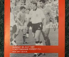 Very Rare 1991 Shelbourne Soccer Festival v Nottingham Forest & Aston Villa Programme