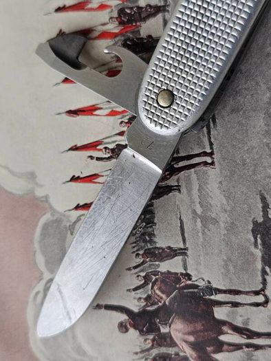 Vintage Wenger Alox Soldier Original Swiss Army Knife Issued year 1972 Discontinued Model Collectable