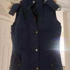 Fat FACE Navy Gilet