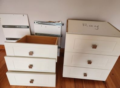6 Drawers and Rollers - Free to take away