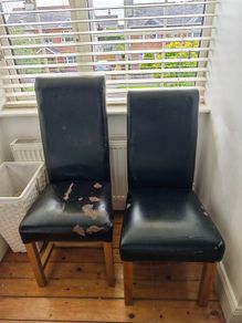 Seven kitchen chairs available
