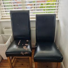 Seven kitchen chairs available