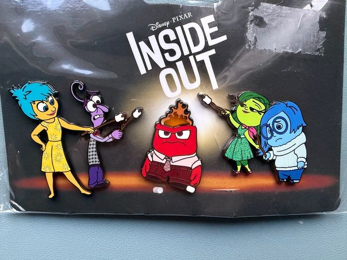 Disney Pixar Inside Out Trading Pin Set of 3 - Retired 2021 Pins