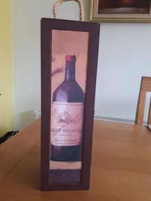 Vintage wood wine box