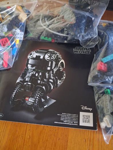 Lego star wars 75274 imperial tie fighter helmet