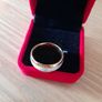Tungsten carbride ring 14k gold plated size 10.5 Image 6