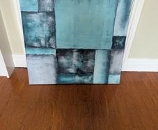 Canvas painting 1x 1 meter