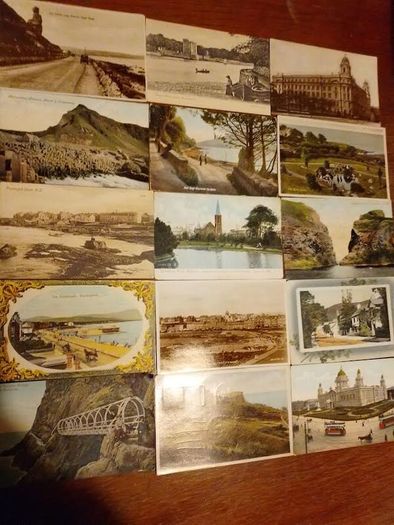 15 very old postcards of northern ireland ulster