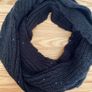 Snood - Black Knitted with Sequins Image 2
