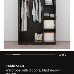 wardrobe Ikea black