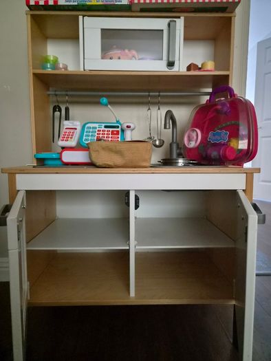 Ikea Duktig play kitchen bundle with Melissa & Doug wooden toys