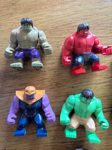 Lego compatible bundle of hulk maxi figures