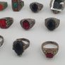 Antique Heritage Ring Collection 15 Rustic Brass Jewellery Pieces Image 2