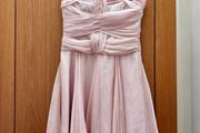 Savida champagne pale pink mini dress