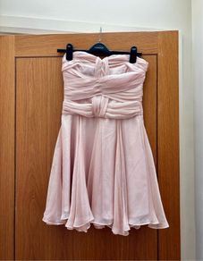 Savida champagne pale pink mini dress