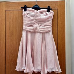 Savida champagne pale pink mini dress