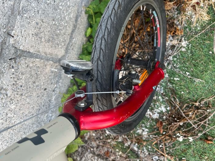 2022 Cube Cubie 160 RT Kids Bike in Grey and Red