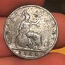 1864 Halfpenny Victoria Image 2