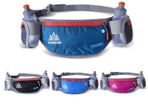 Running / jogging waist bag. Cycling waist bag. Belt bag. Belt wallet. 2 water bottles.