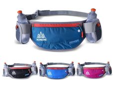Running / jogging waist bag. Cycling waist bag. Belt bag. Belt wallet. 2 water bottles.