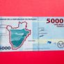 Burundi  5,000 Francs. 2015. Pick. 53a.  ( Uncirculated ) Image 2