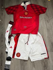 Manchester United retro soccer jersey 1996-1997