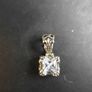 Vintage Silpada Sterling 925 silver Cubic Zirconia Pendant Image 3