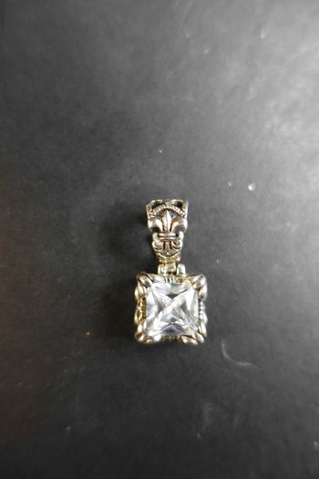 Vintage Silpada Sterling 925 silver Cubic Zirconia Pendant