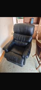 Leather recliner