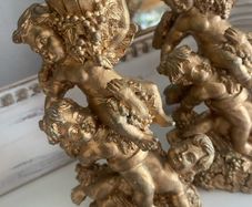 ShabbyChic Set of 2 Candle Holders