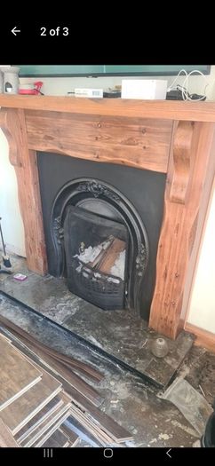 Wooden Fireplace (Surround Only)
