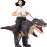 SEASONAL SALE  Inflatable Dinosaur Costumes Adult Size T-REX Ride on Halloween Costume Funny Dino Blow up Costume Image 3
