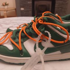 Nike Dunk Low Off-White Pine Green - Size UK 10