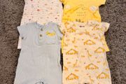 Bundle of 4 Baby Rompers