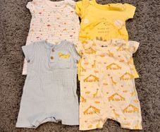 Bundle of 4 Baby Rompers